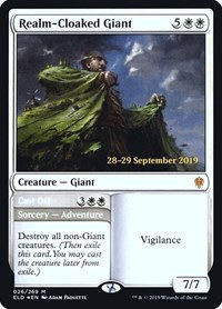 Realm-Cloaked Giant - Foil Realm Cloaked Giant