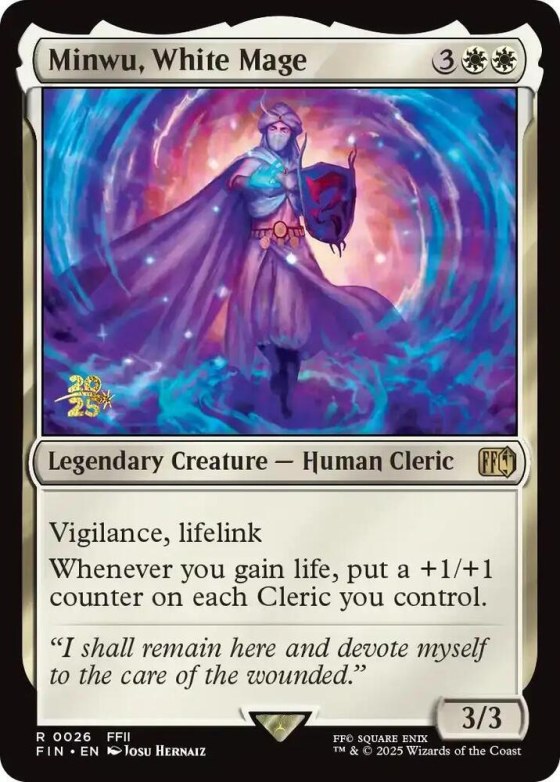 Minwu, White Mage - Foil Minwu White Mage