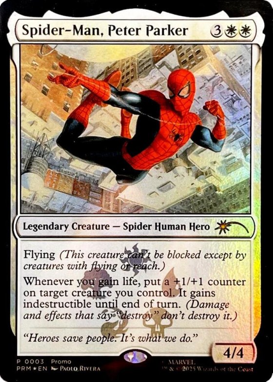 Spider-Man, Peter Parker - Foil Spider Man Peter Parker