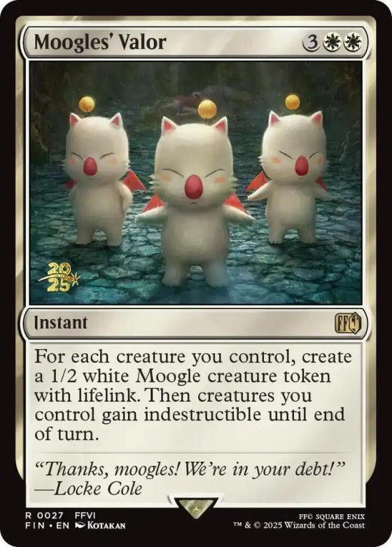 Moogles' Valor - Foil Moogles Valor