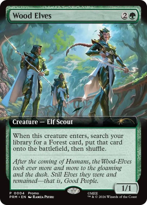 Wood Elves - Extended Art Foil