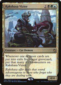 Rakshasa Vizier - Foil Rakshasa Vizier