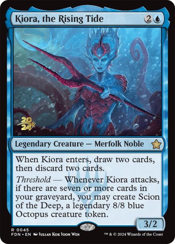 Kiora, the Rising Tide - Foil Kiora The Rising Tide