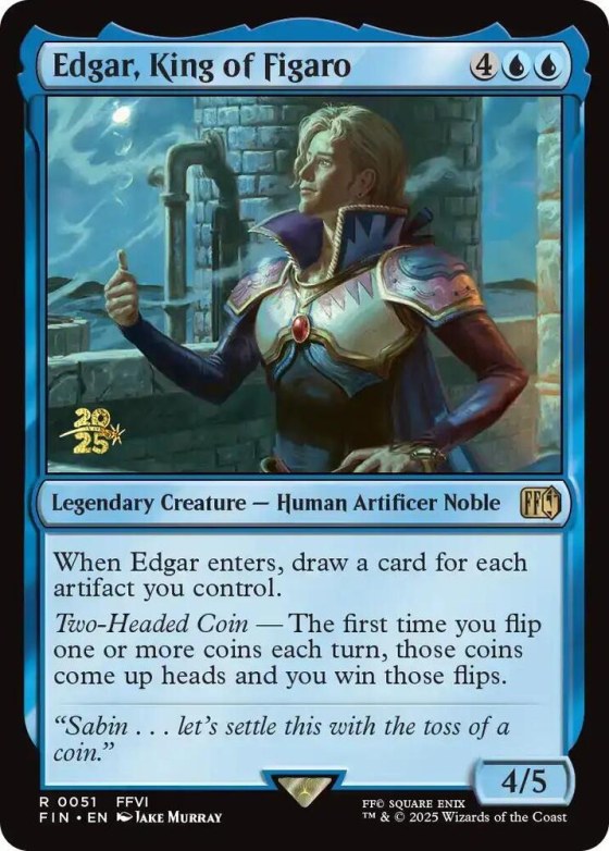 Edgar, King of Figaro - Foil Edgar King Of Figaro