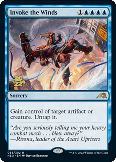 Invoke the Winds - Foil Invoke The Winds