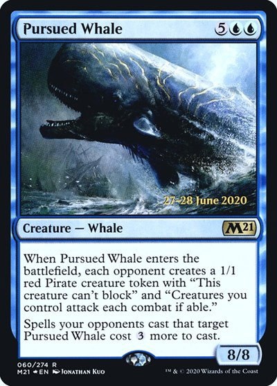 Pursued Whale - Foil Pursued Whale