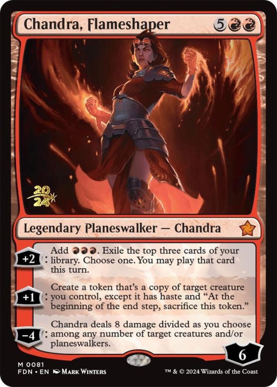 Chandra, Flameshaper - Foil Chandra Flameshaper