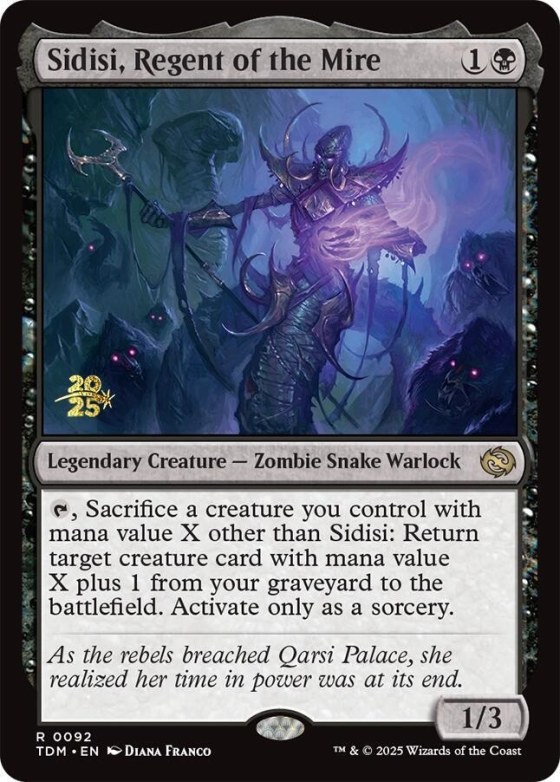 Sidisi, Regent of the Mire - Foil Sidisi Regent Of The Mire