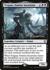 Torgaar, Famine Incarnate - Foil Torgaar Famine Incarnate