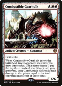 Combustible Gearhulk - Foil Combustible Gearhulk