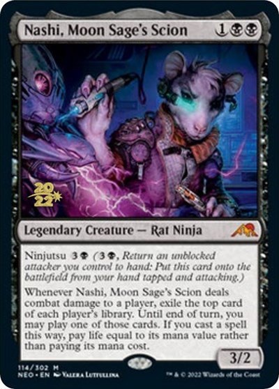 Nashi, Moon Sage's Scion - Foil Nashi Moon Sage S Scion