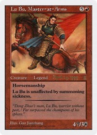 Lu Bu, Master-at-Arms - Japan 4 29 99