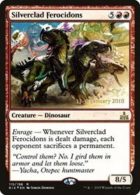 Silverclad Ferocidons - Foil Silverclad Ferocidons
