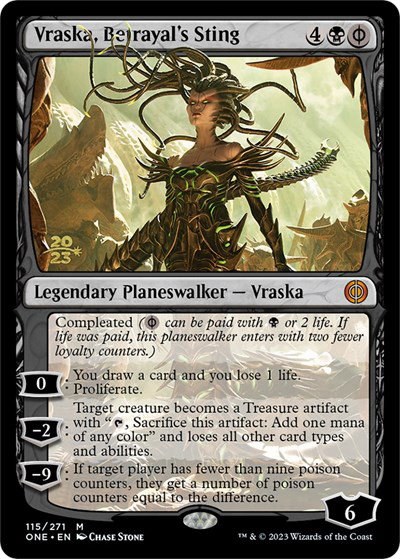 Vraska, Betrayal's Sting - Foil Vraska Betrayal S Sting