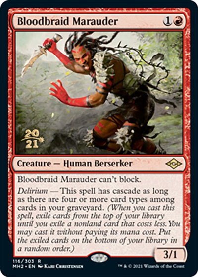 Bloodbraid Marauder - Foil Bloodbraid Marauder