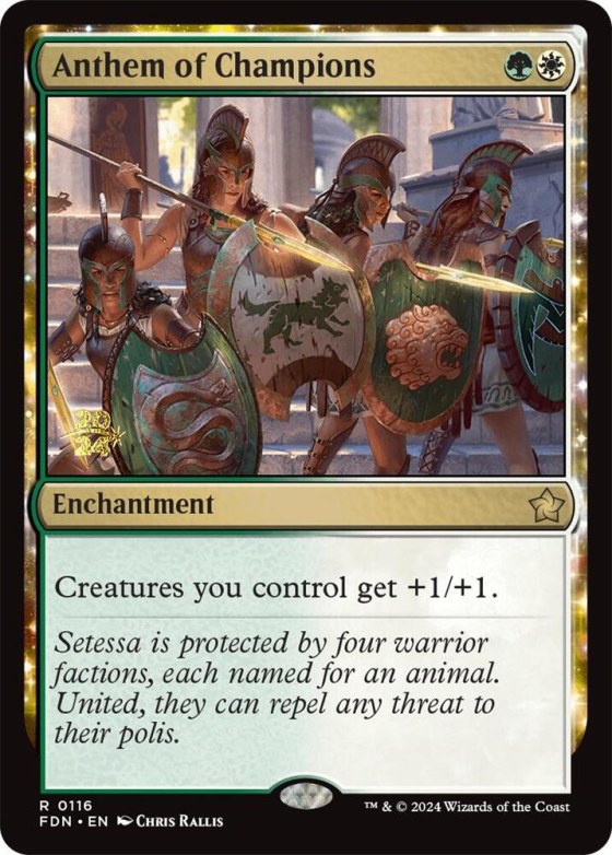 Anthem of Champions - Foil Anthem Of Champions
