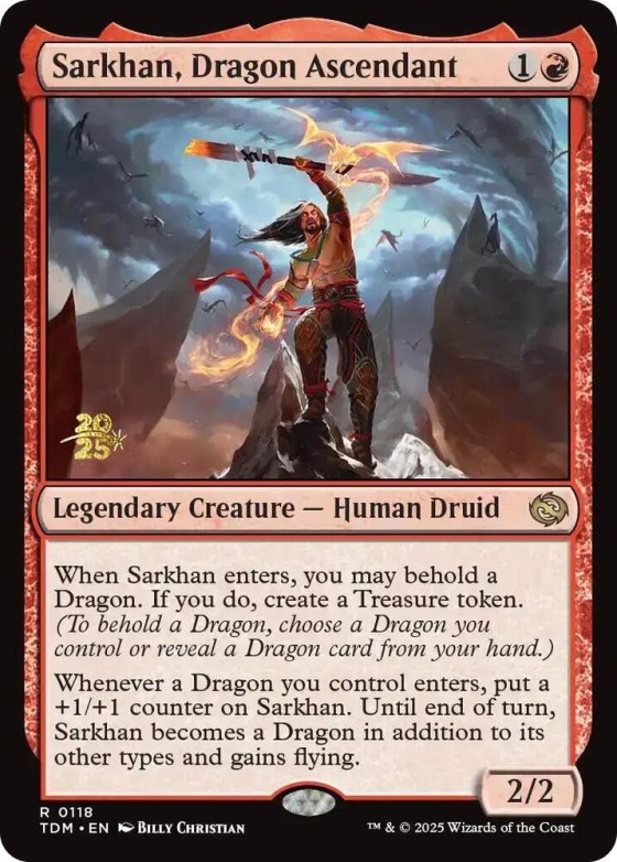 Sarkhan, Dragon Ascendant - Foil Sarkhan Dragon Ascendant