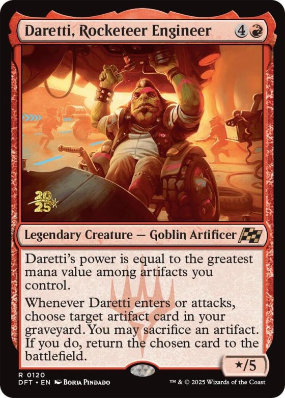 Daretti, Rocketeer Engineer - Foil Daretti Rocketeer Enginee