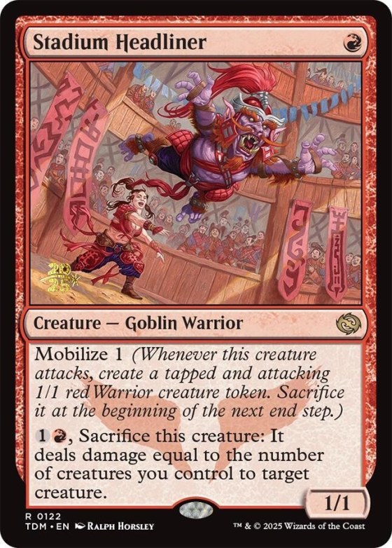 Stadium Headliner - Foil Stadium Headliner