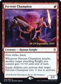 Fervent Champion - Foil Fervent Champion