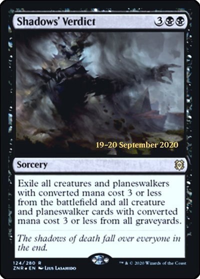 Shadows' Verdict - Foil Shadows Verdict