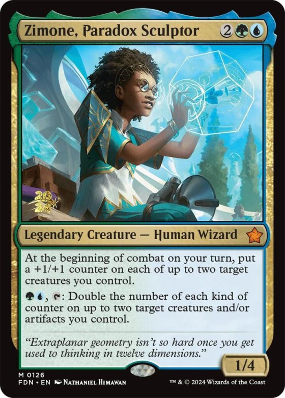 Zimone, Paradox Sculptor - Foil Zimone Paradox Sculptor