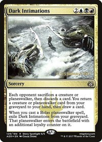 Dark Intimations - Foil Dark Intimations