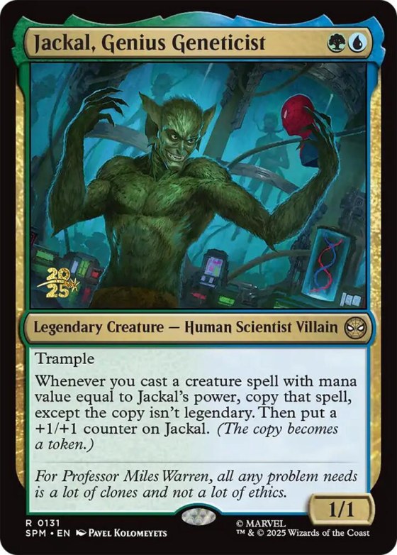 Jackal, Genius Geneticist - Foil Jackal Genius Geneticist