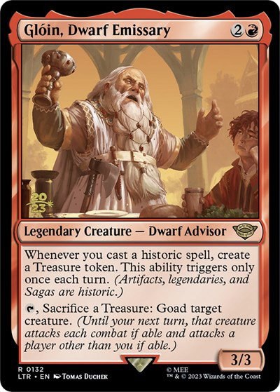 Gloin, Dwarf Emissary - Foil Gloin Dwarf Emissary