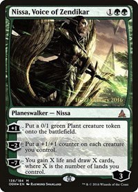 Nissa, Voice of Zendikar - Foil Nissa Voice Of Zendikar