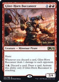 Glint-Horn Buccaneer - Foil Glint Horn Buccaneer