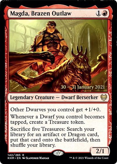 Magda, Brazen Outlaw - Foil Magda Brazen Outlaw