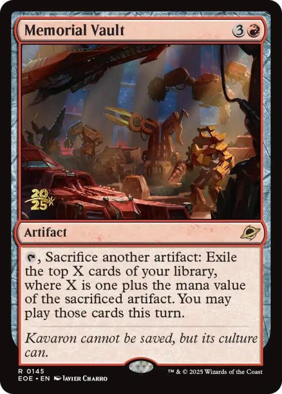 Memorial Vault - Foil Memorial Vault