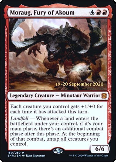 Moraug, Fury of Akoum - Foil Moraug Fury Of Akoum