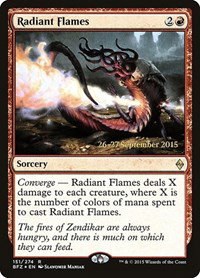 Radiant Flames - Foil Radiant Flames