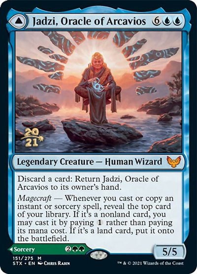 Jadzi, Oracle of Arcavios - Foil Jadzi Oracle Of Arcavios