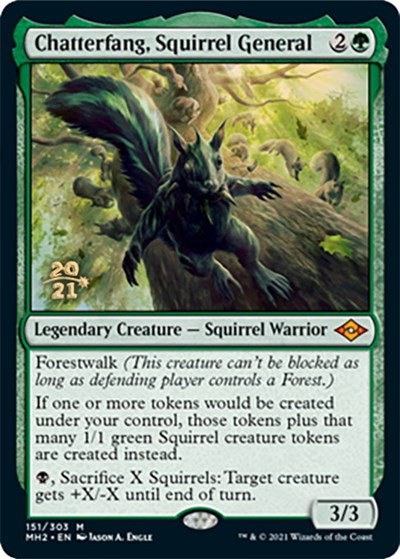 Chatterfang, Squirrel General - Foil Chatterfang Squirrel Gene