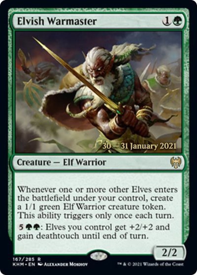 Elvish Warmaster - Foil Elvish Warmaster