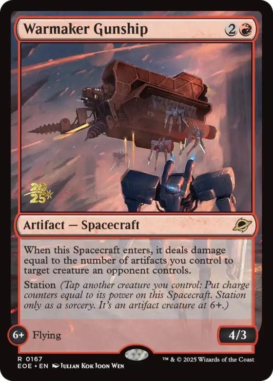 Warmaker Gunship - Foil Warmaker Gunship
