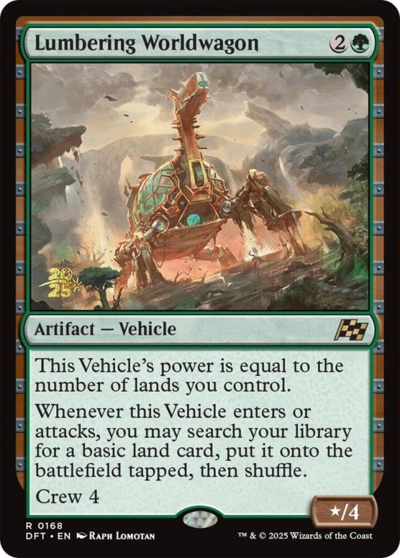 Lumbering Worldwagon - Foil Lumbering Worldwagon