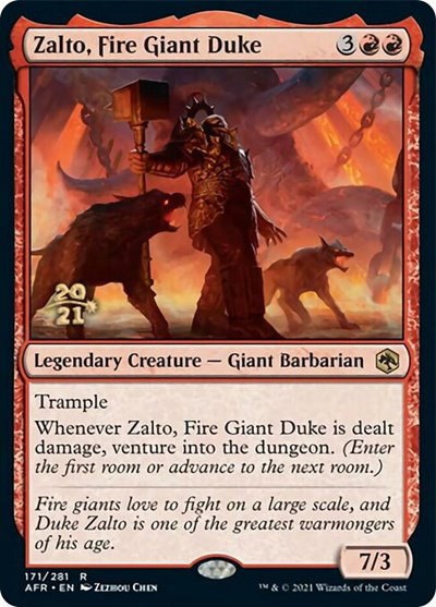 Zalto, Fire Giant Duke - Foil Zalto Fire Giant Duke