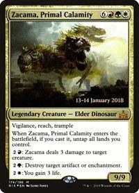 Zacama, Primal Calamity - Foil Zacama Primal Calamity