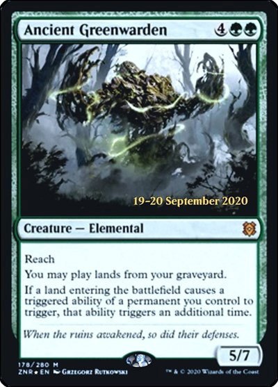 Ancient Greenwarden - Foil Ancient Greenwarden