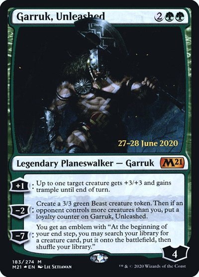 Garruk, Unleashed - Foil Garruk Unleashed