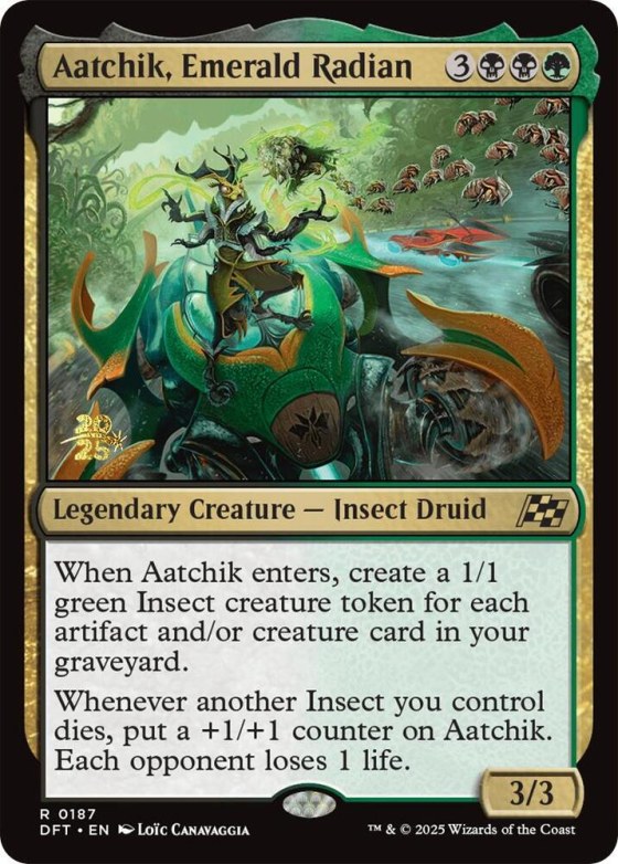 Aatchik, Emerald Radian - Foil Aatchik Emerald Radian