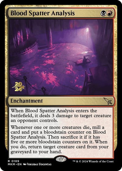 Blood Spatter Analysis - Foil Blood Spatter Analysis
