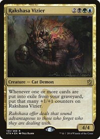 Rakshasa Vizier - Foil Rakshasa Vizier