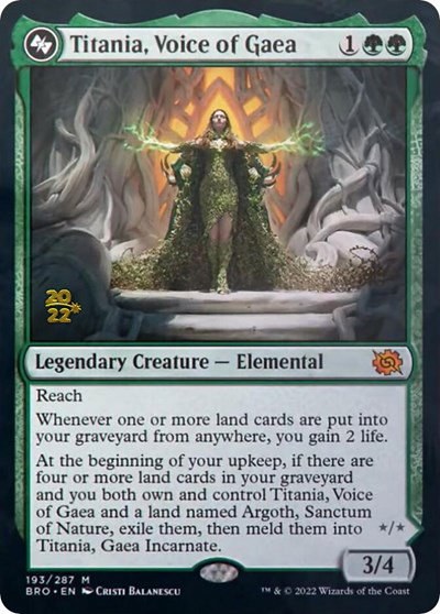 Titania, Voice of Gaea - Foil Titania Voice Of Gaea