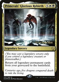 Primevals' Glorious Rebirth - Foil Primevals Glorious Rebirt