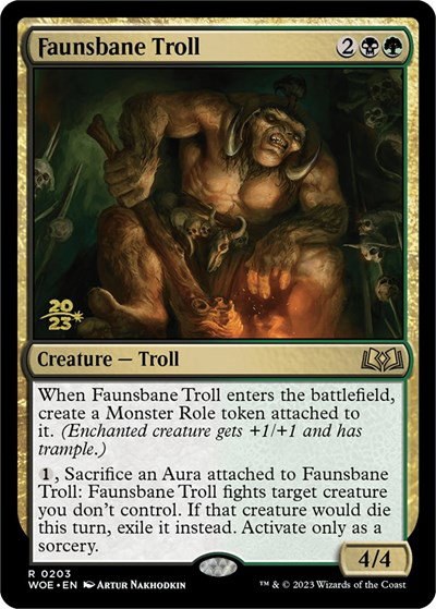 Faunsbane Troll - Foil Faunsbane Troll